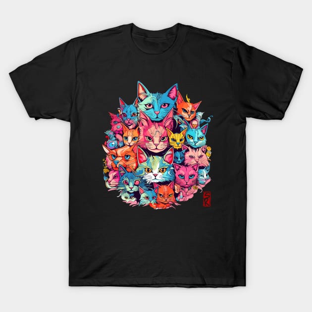 Cats T-Shirt by siriusreno